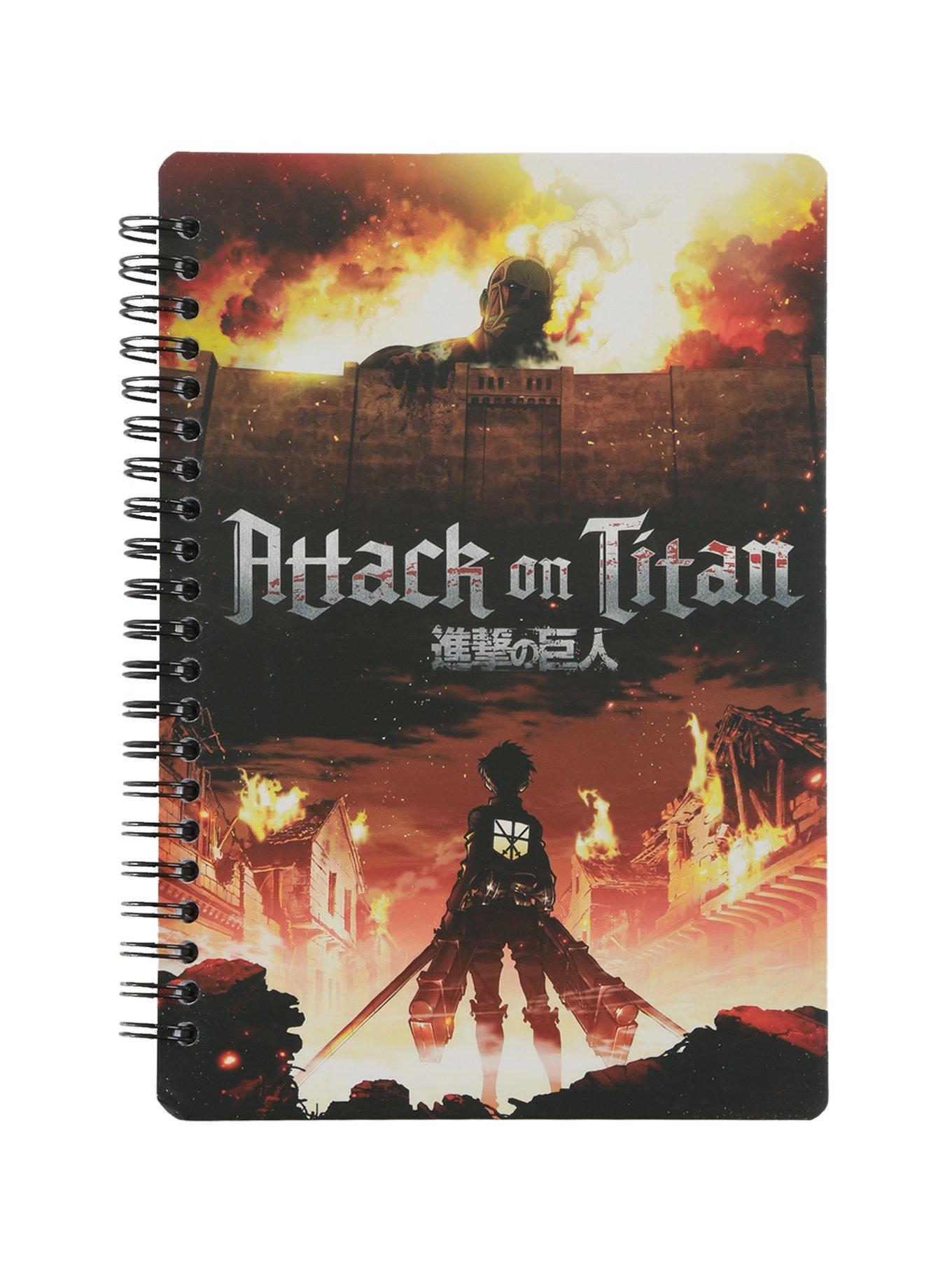 Attack On Titan Spiral Notebook, , hi-res