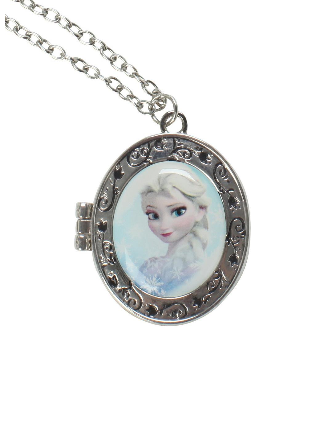 Disney Frozen Elsa Locket Necklace, , hi-res