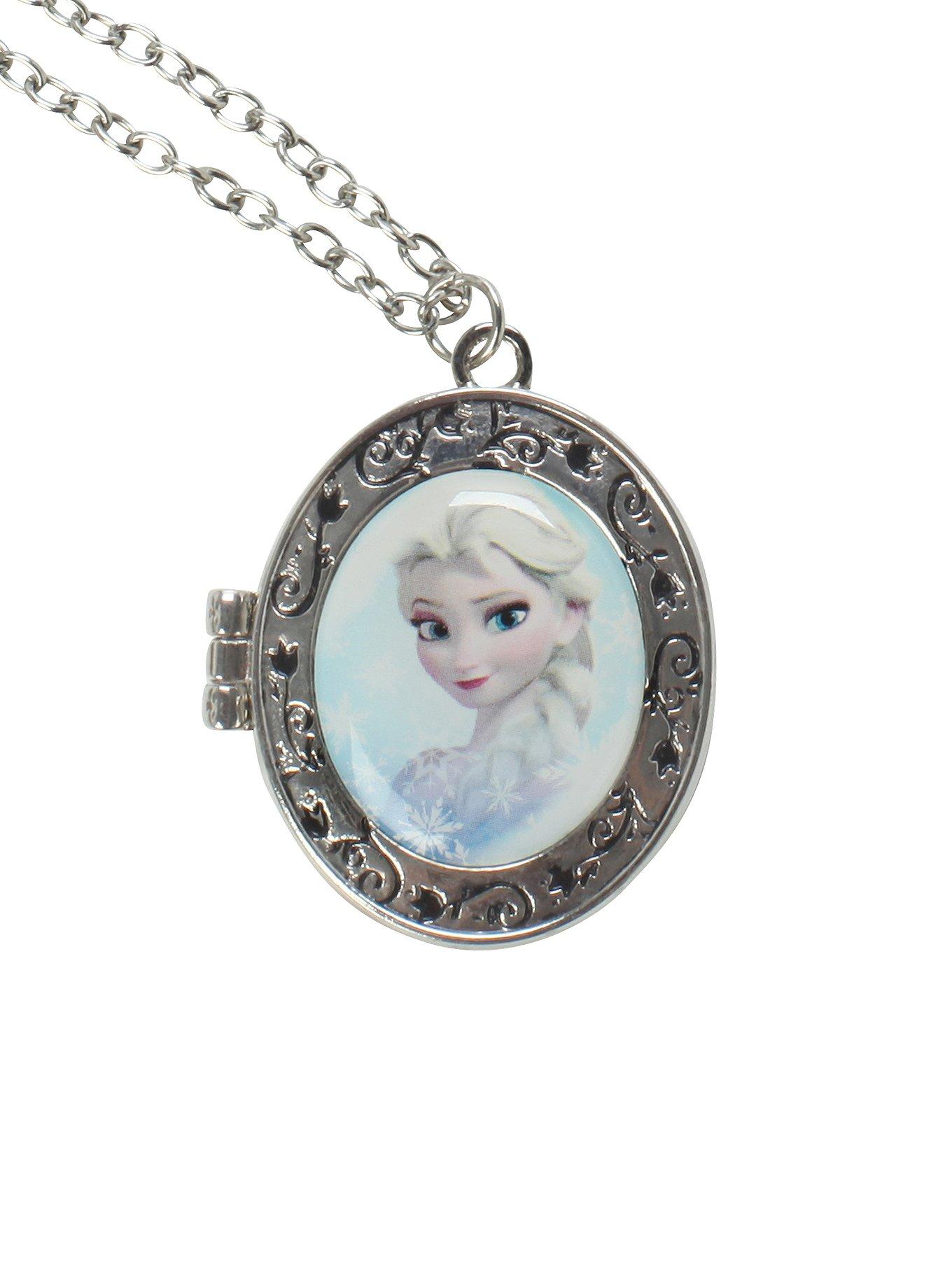 Disney Frozen Elsa Locket Necklace, , hi-res