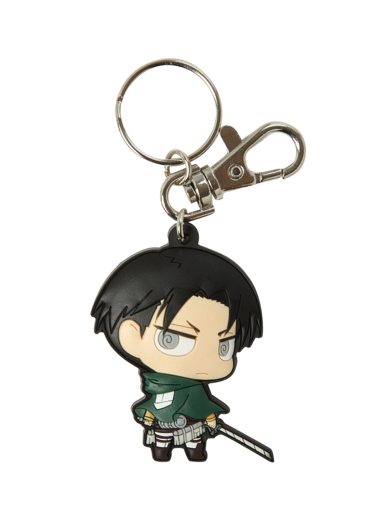 Attack On Titan Chibi Levi PVC Key Chain, , hi-res