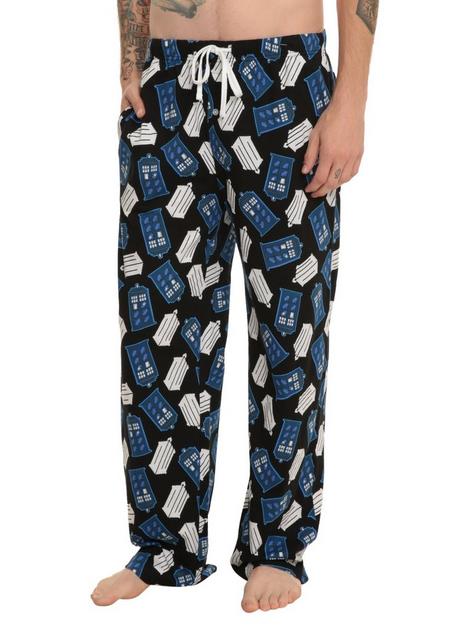 Doctor Who TARDIS Logo Guys Pajama Pants | Hot Topic