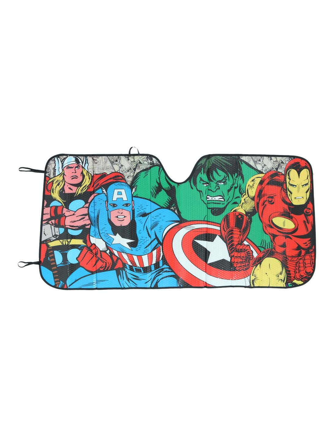 Marvel Avengers Retro Accordion Sunshade, , hi-res