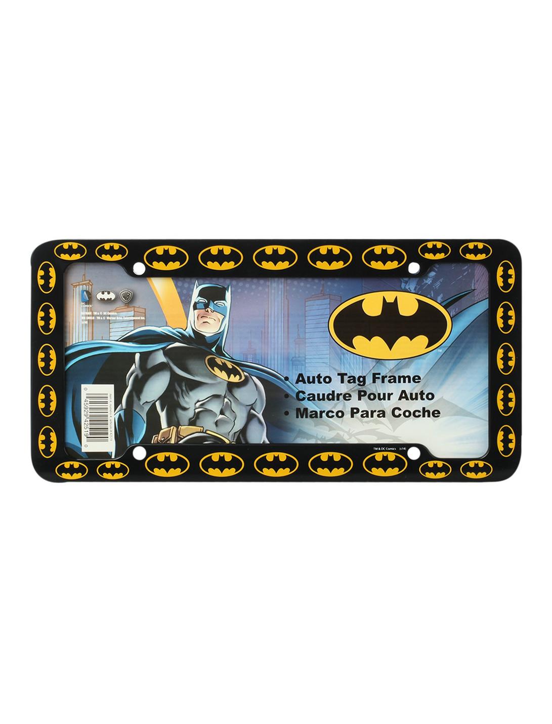 DC Comics Batman Logos License Plate Frame, , hi-res