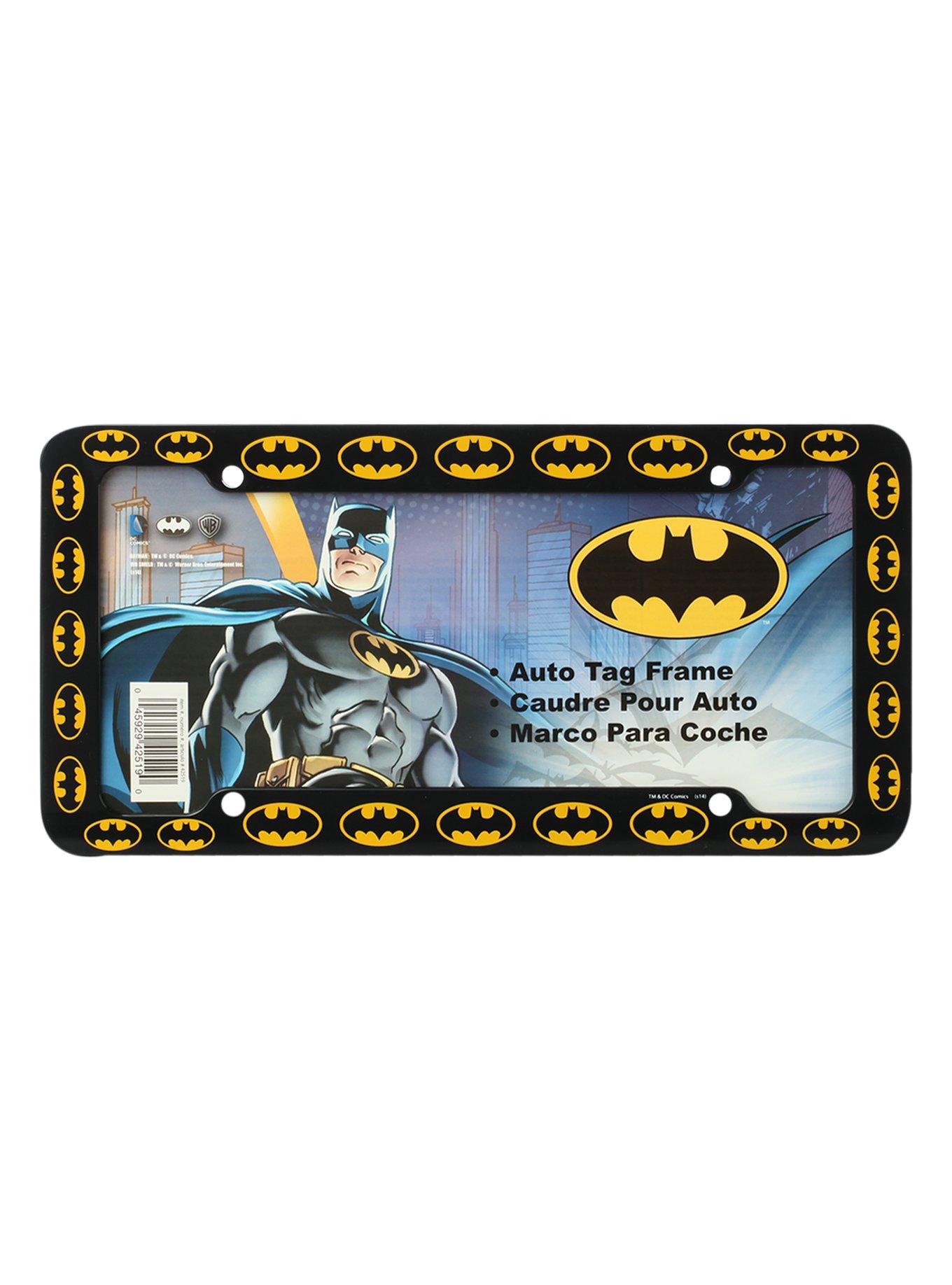DC Comics Batman Logos License Plate Frame, , hi-res