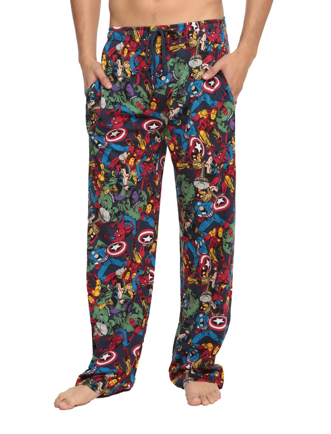 Marvel Mens Captain America Pajama Lounge Pants NWT M 