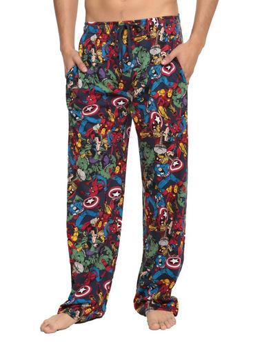 Mens superhero pajama online pants