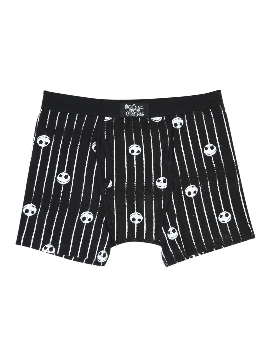 The Nightmare Before Christmas Jack Pinstripe Boxer Briefs, , hi-res