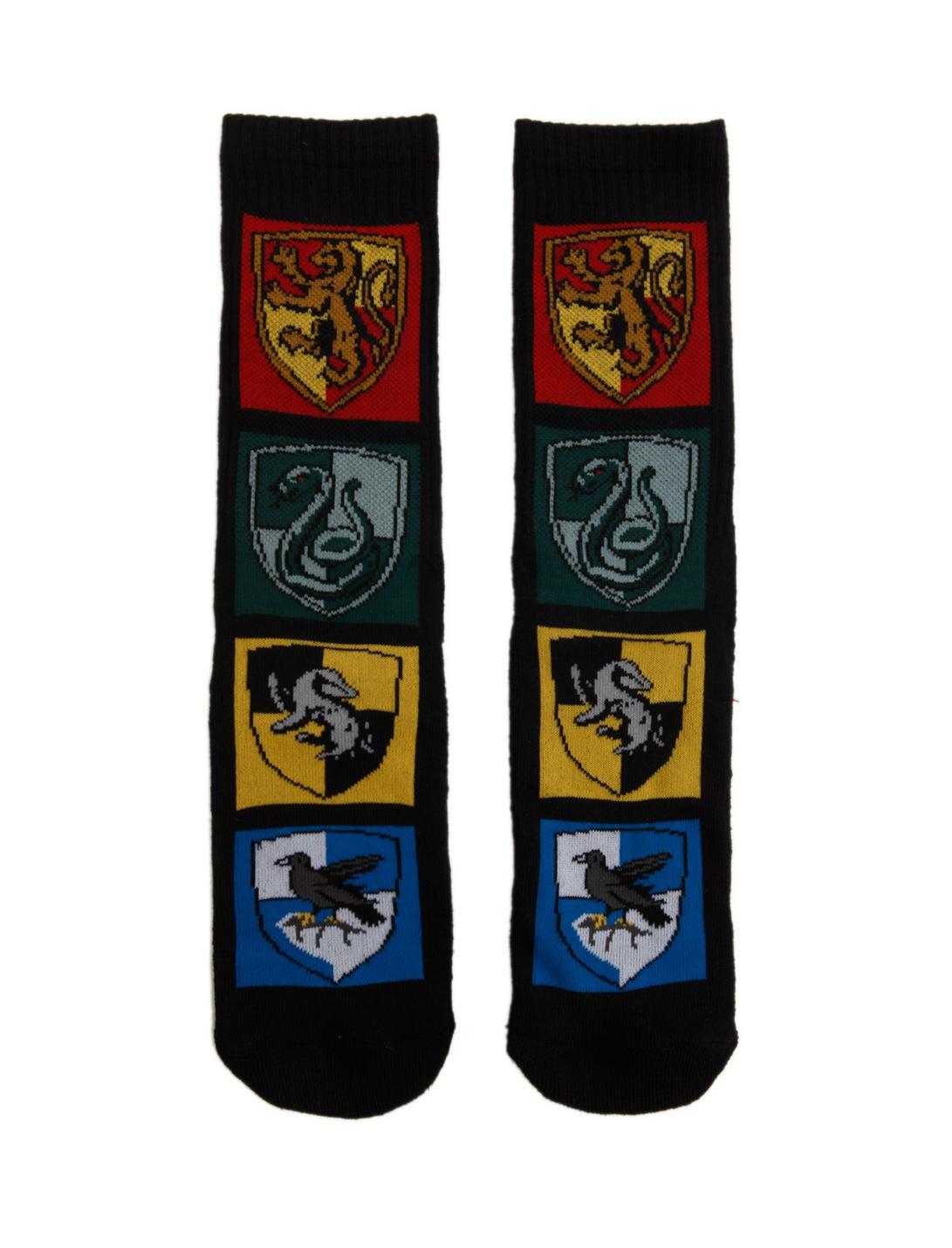 Harry Potter Hogwarts Houses Crew Socks, , hi-res