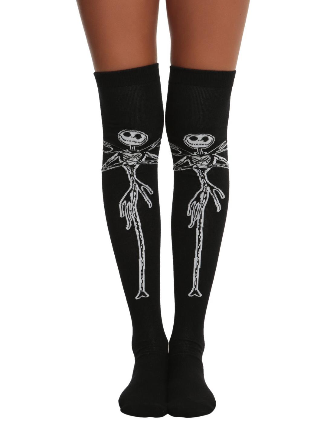 The Nightmare Before Christmas Jack Over-The-Knee Socks, , hi-res