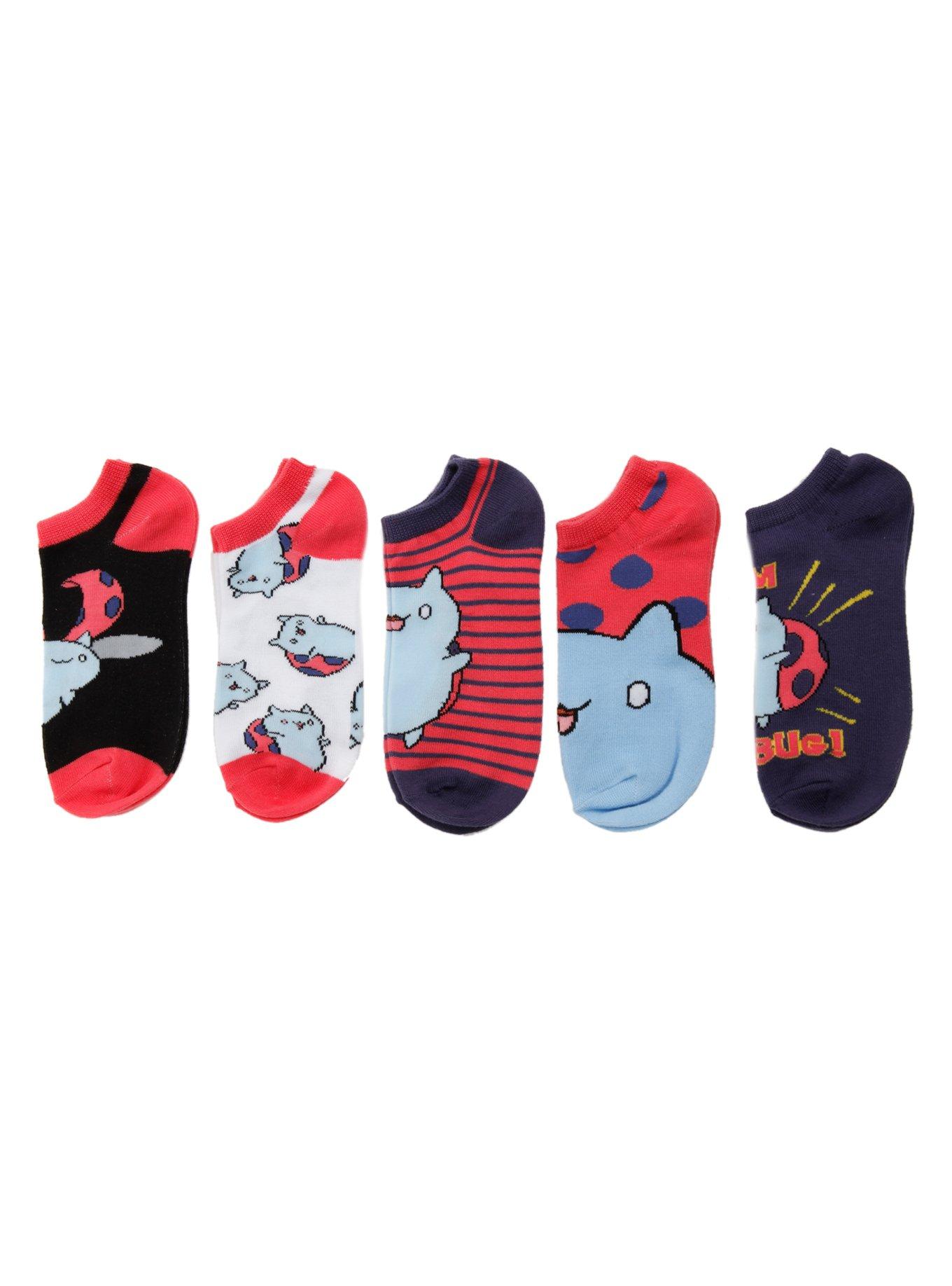 Cartoon Hangover Bravest Warriors Catbug No-Show Socks, , hi-res
