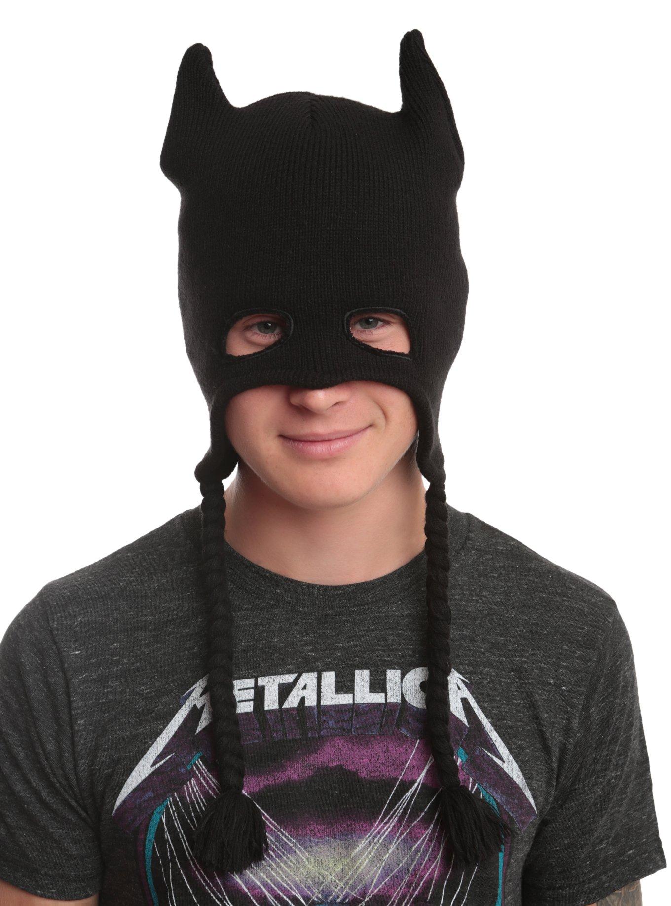 DC Comics Batman Half-Mask Beanie, , hi-res