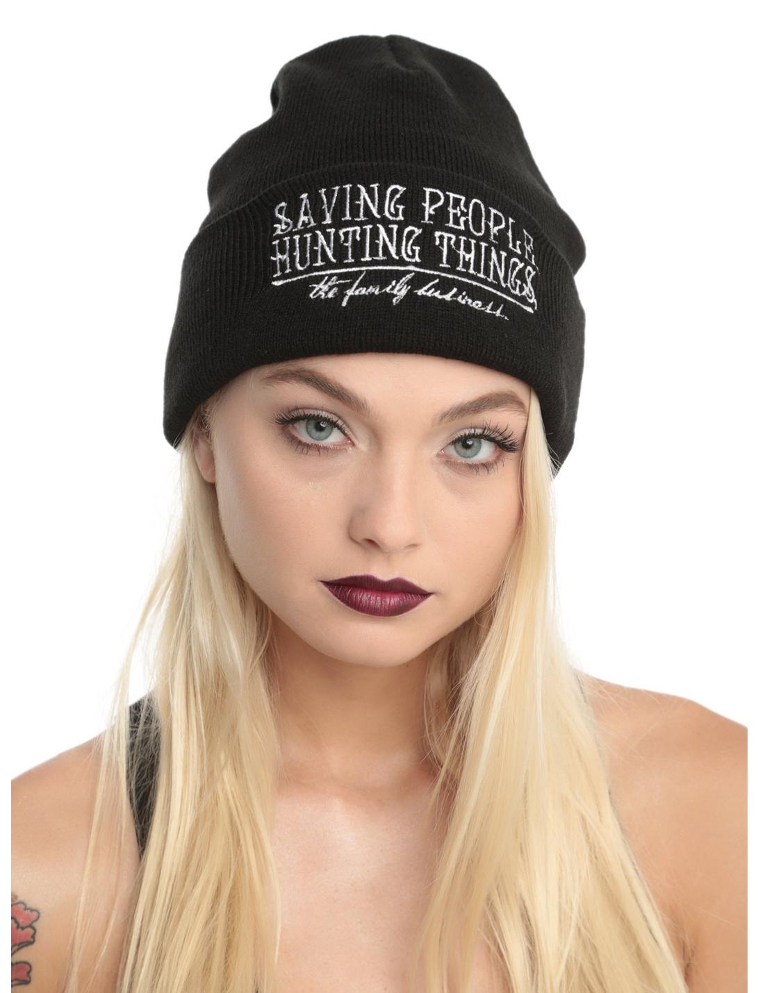 Supernatural Family Business Knit Beanie, , hi-res