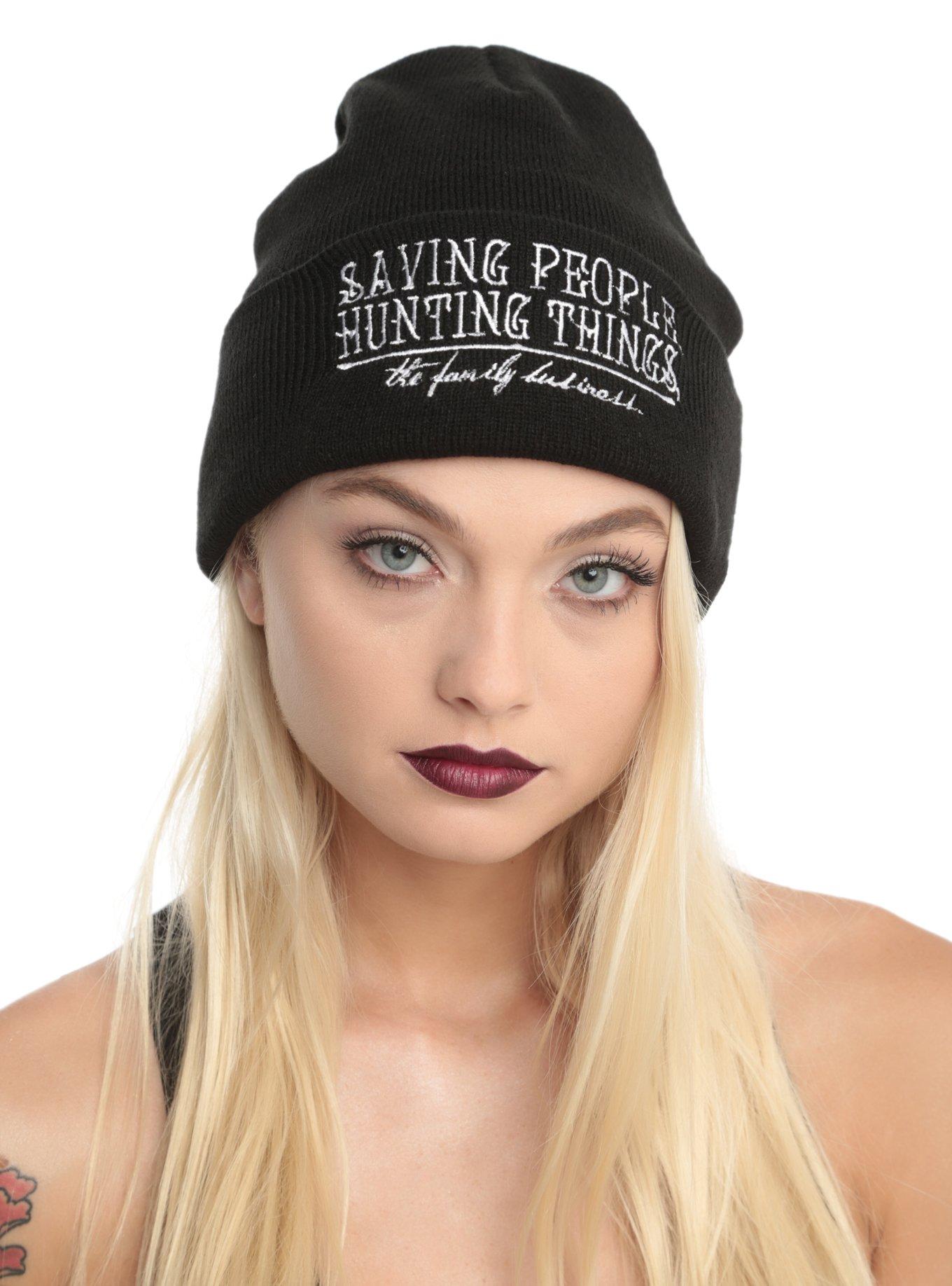 Supernatural Family Business Knit Beanie, , hi-res