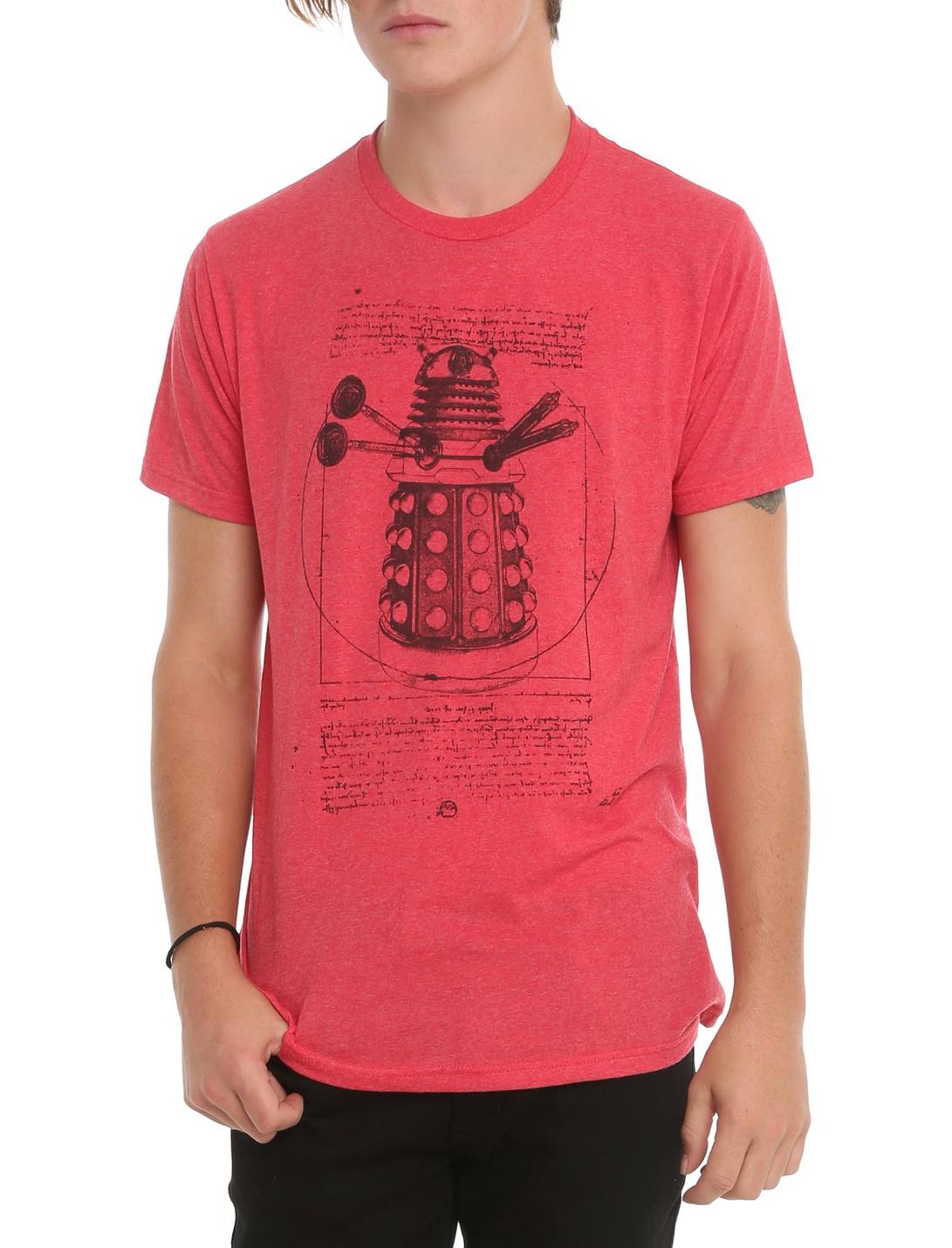 Doctor Who Vitruvian Dalek T-Shirt, , hi-res