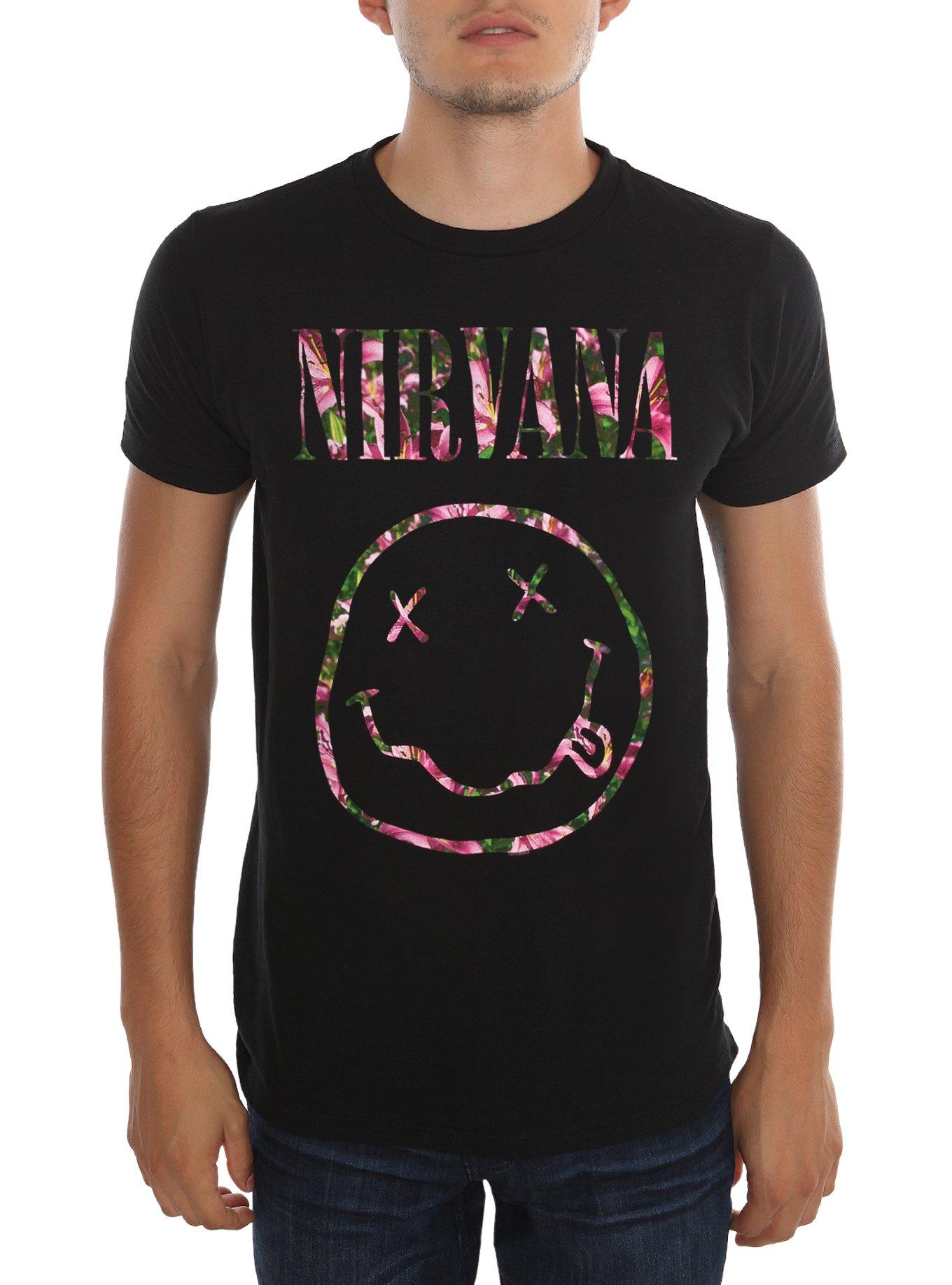 Nirvana 2025 flower shirt