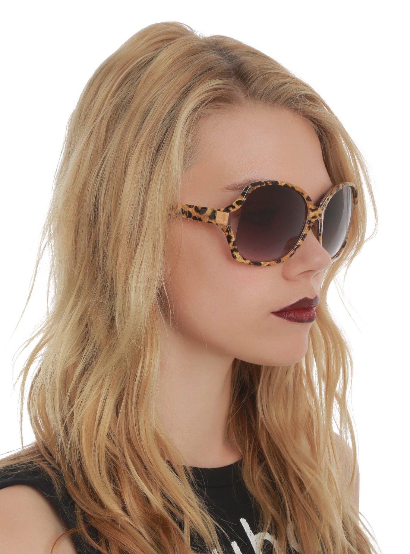 Leopard Baby Doll Sunglasses, , hi-res
