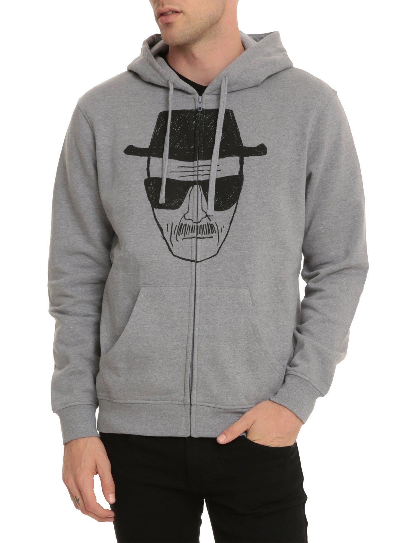 Breaking Bad Heisenberg Zip Hoodie, BLACK, hi-res