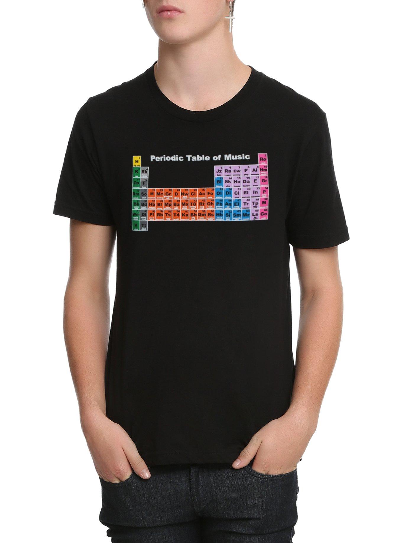 Music Periodic Table T Shirt Hot Topic