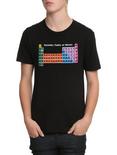 Music Periodic Table T-Shirt, BLACK, hi-res