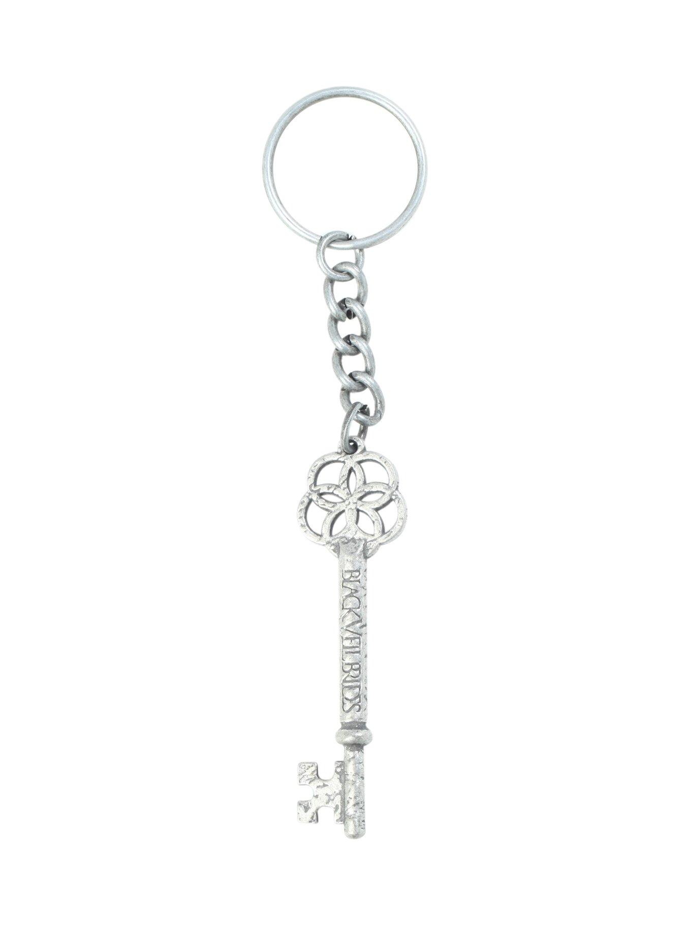 Black Veil Brides Key Shape Key Chain, , hi-res