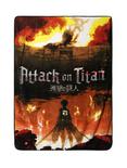 Attack On Titan Fire Plush Throw, , hi-res