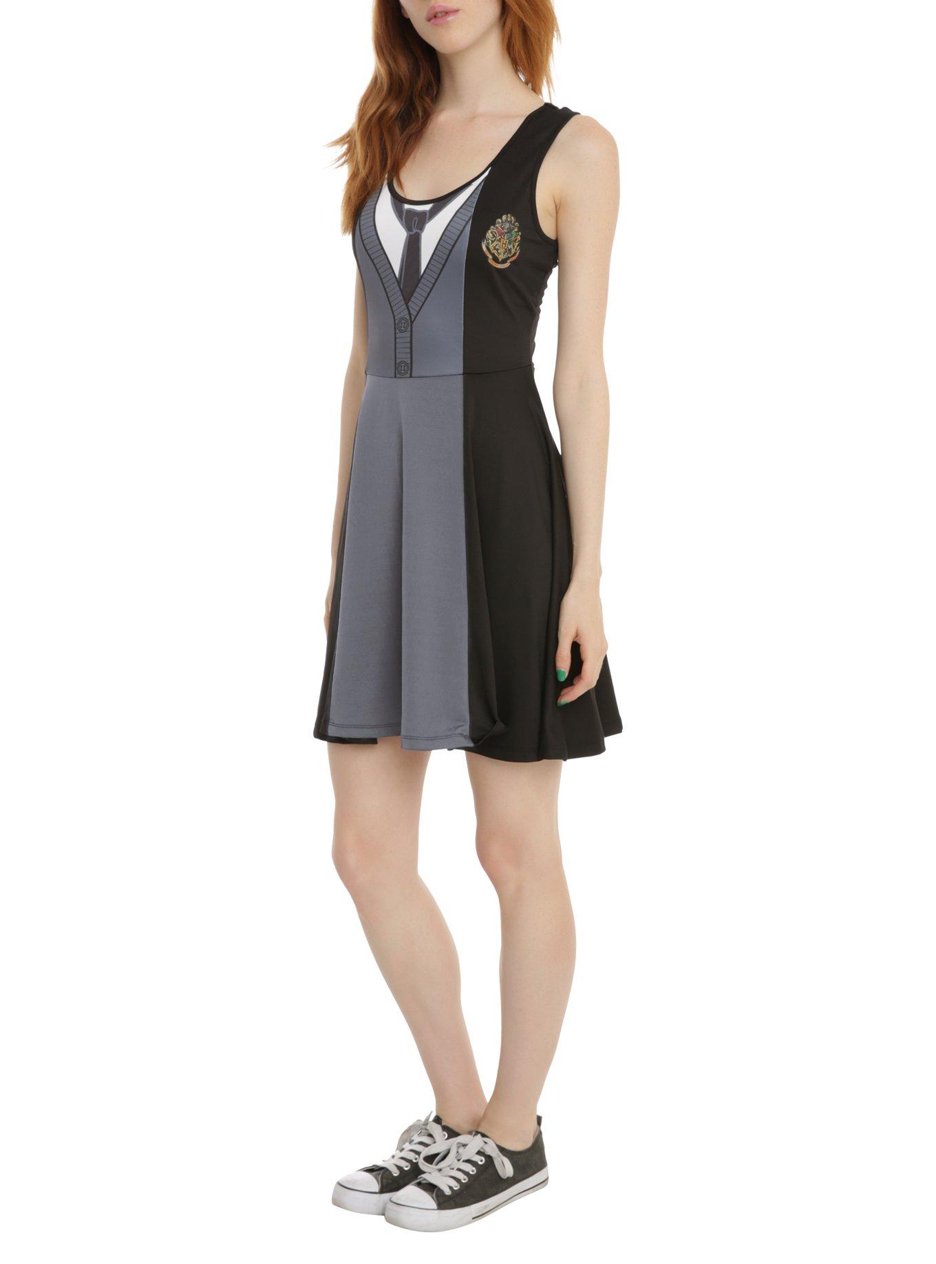 Harry Potter Hogwarts Uniform Costume Dress, BLACK, hi-res