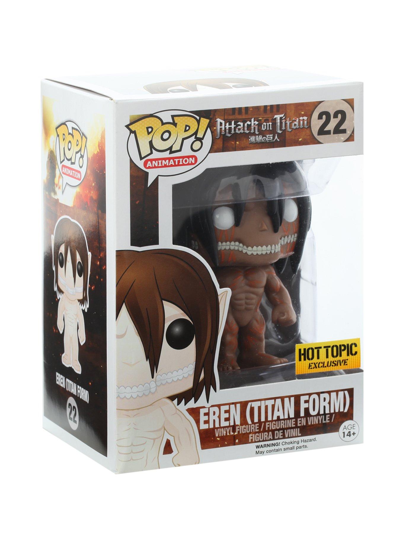 Funko Attack On Titan Pop! Animation Eren (Titan Form) Vinyl Figure Hot Topic Exclusive, , hi-res