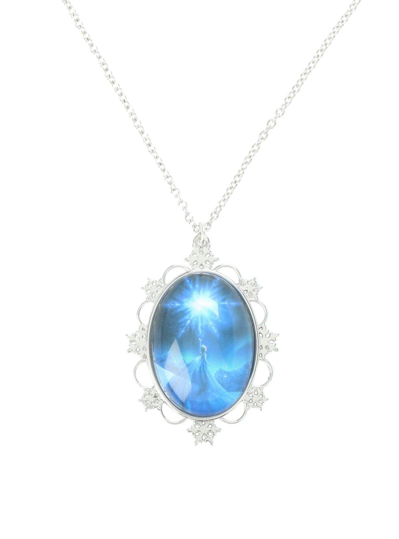 Disney Frozen Elsa Let It Go Necklace, , hi-res