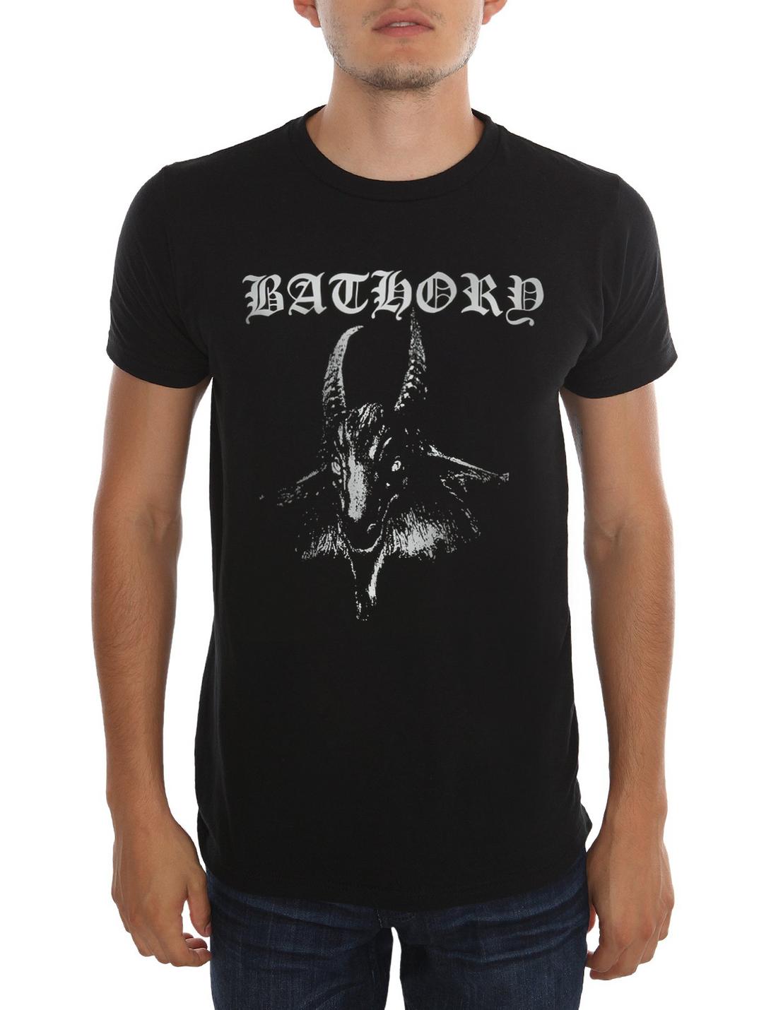 Bathory Goat Head T-Shirt, , hi-res