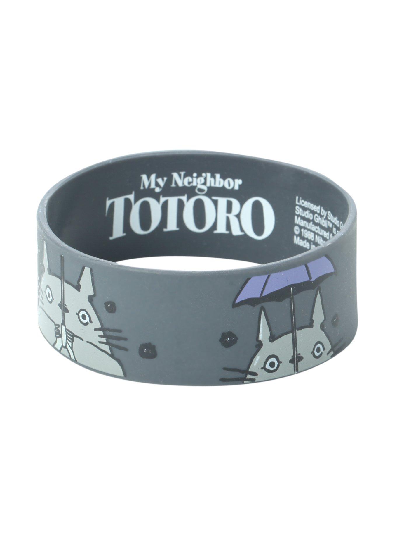 My Neighbor Totoro Purple Umbrella Rubber Bracelet, , hi-res