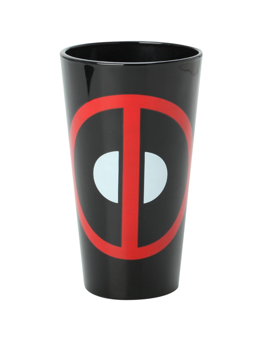 Marvel Deadpool Logo 16 Oz. Pint Glass, , hi-res
