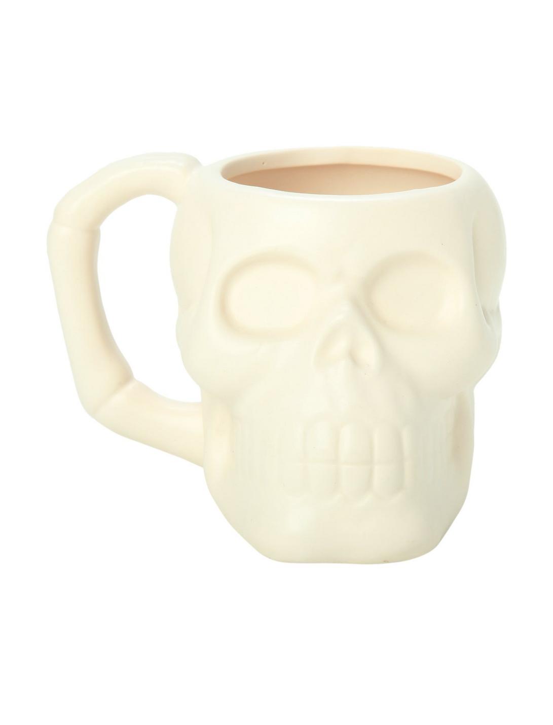White Skull Mug, , hi-res