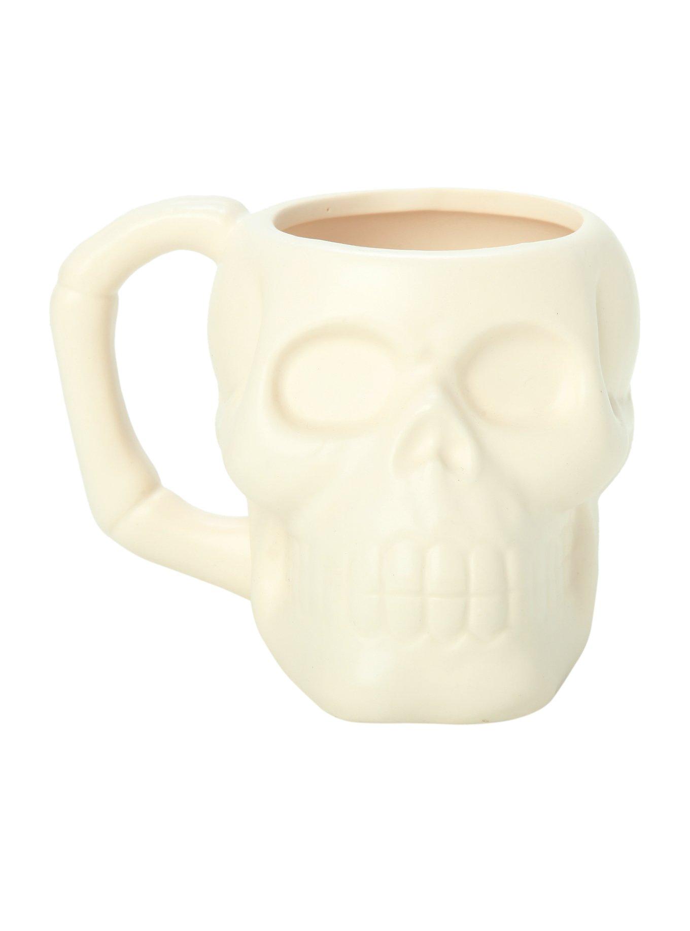 White Skull Mug, , hi-res