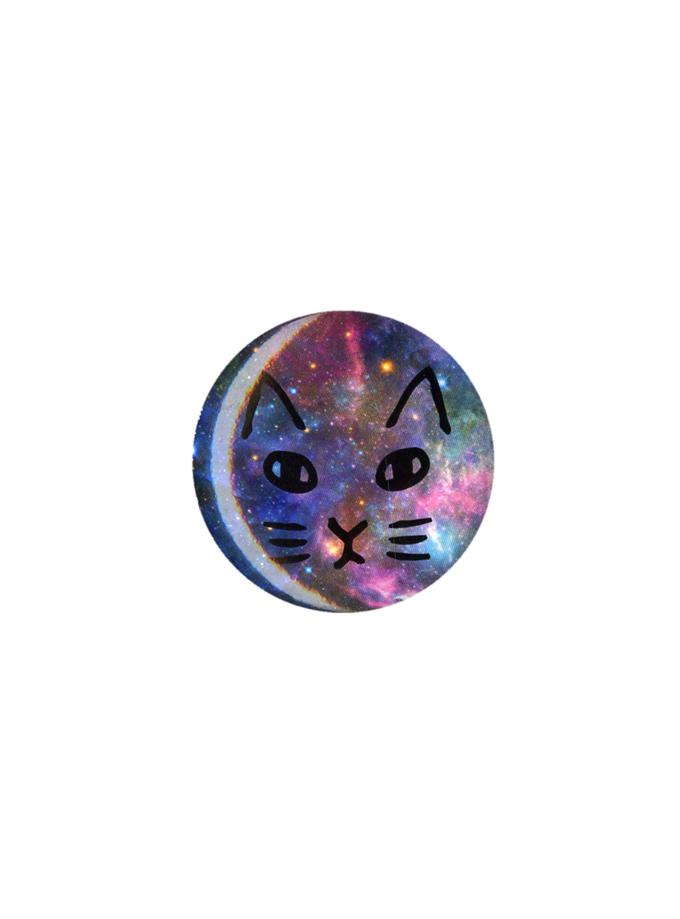 Galaxy Cat Pin, , hi-res