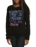 Panic! At The Disco Floral Girls Pullover Top, BLACK, hi-res