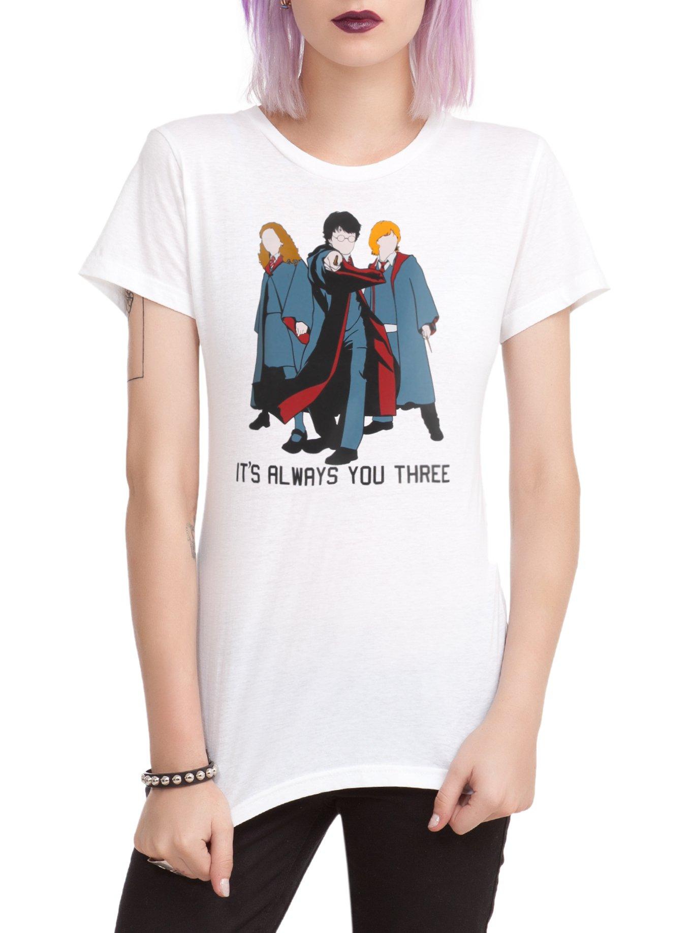 Harry Potter Trio Girls T-Shirt, BLACK, hi-res