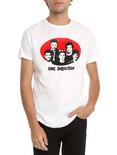 One Direction Pop Red Oval T-Shirt, BLACK, hi-res