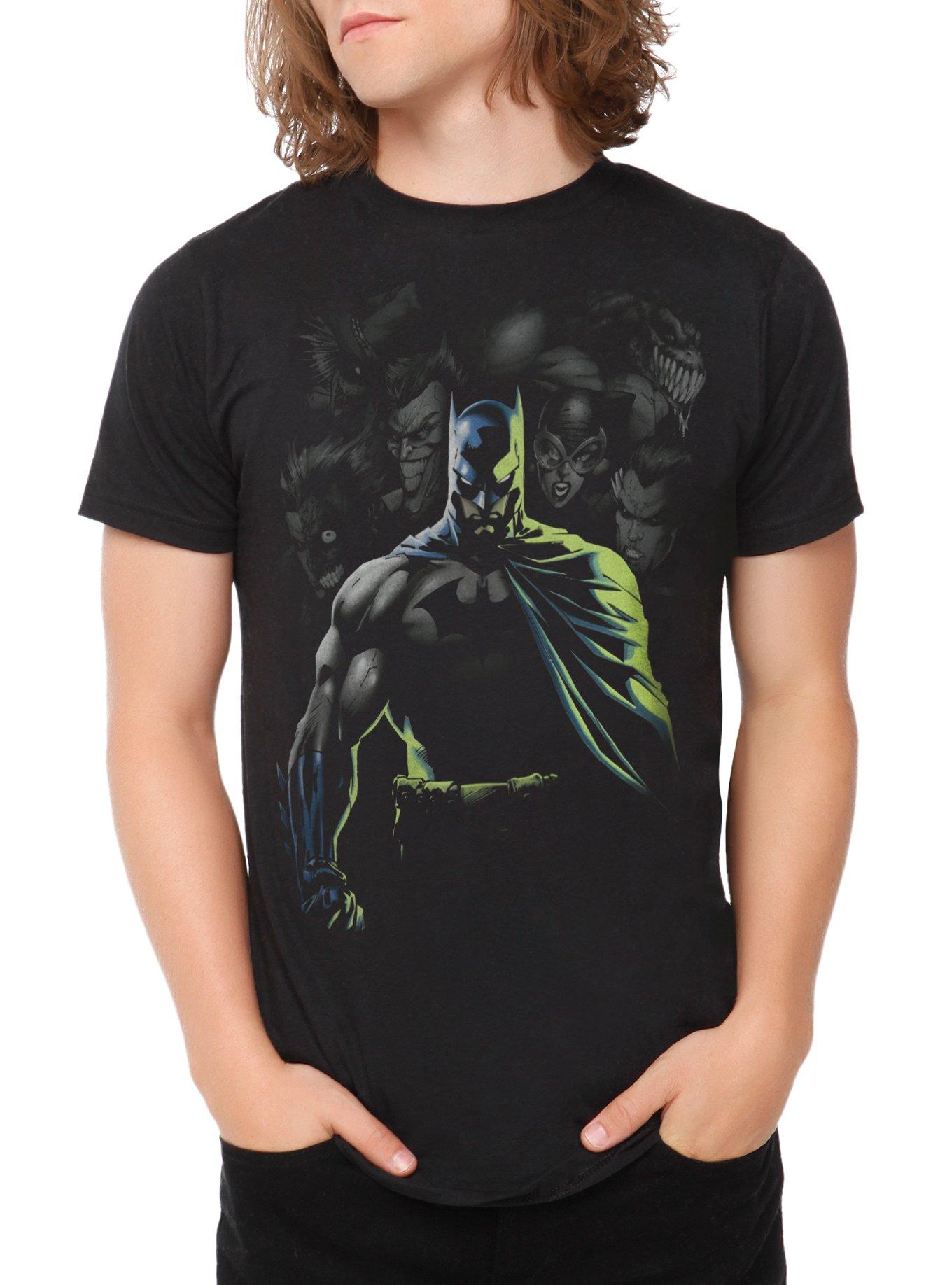 DC Comics Batman Villains Unleashed T-Shirt, BLACK, hi-res