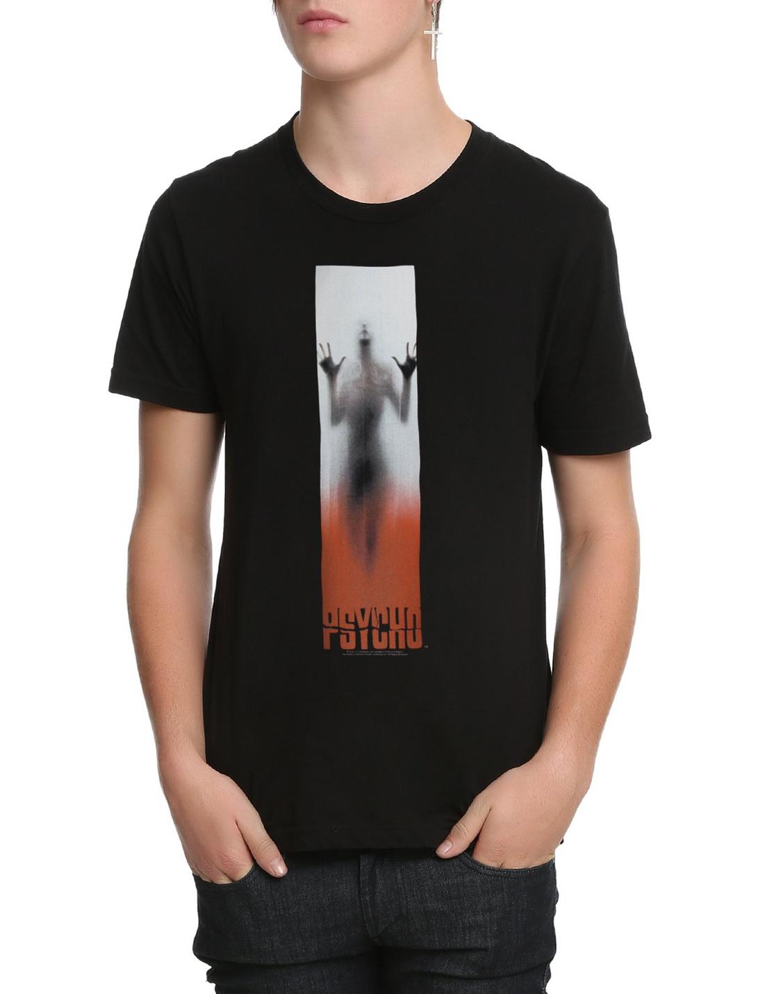 Psycho Poster T-Shirt, BLACK, hi-res