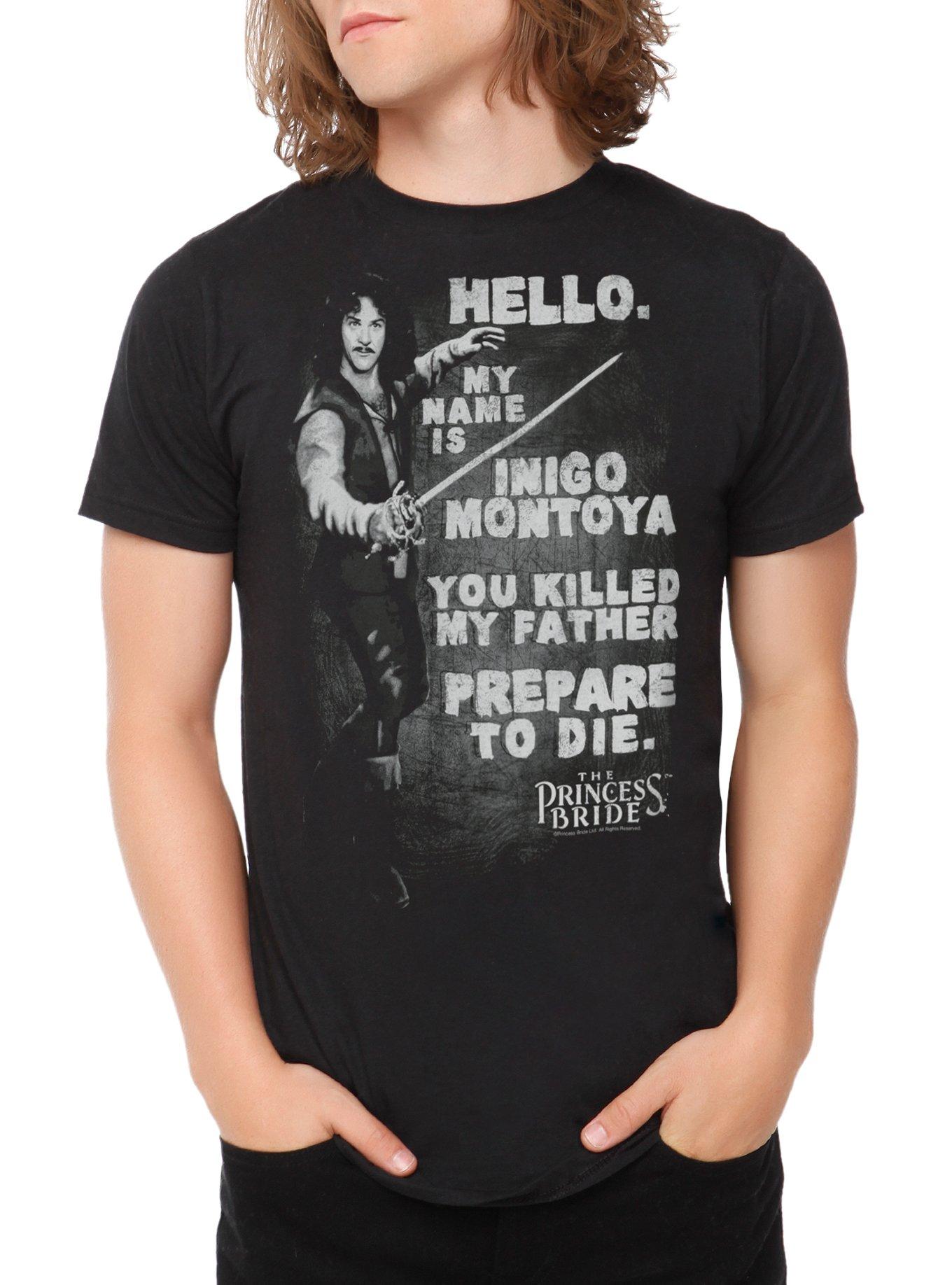 IMage T-Shirt My Name Is Inigo Montoya - La Storia Fantastica - Donna Grigia - Taglia M