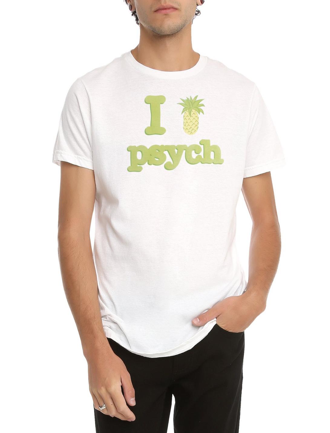 Psych I (Pinapple) Psych T-Shirt, BLACK, hi-res