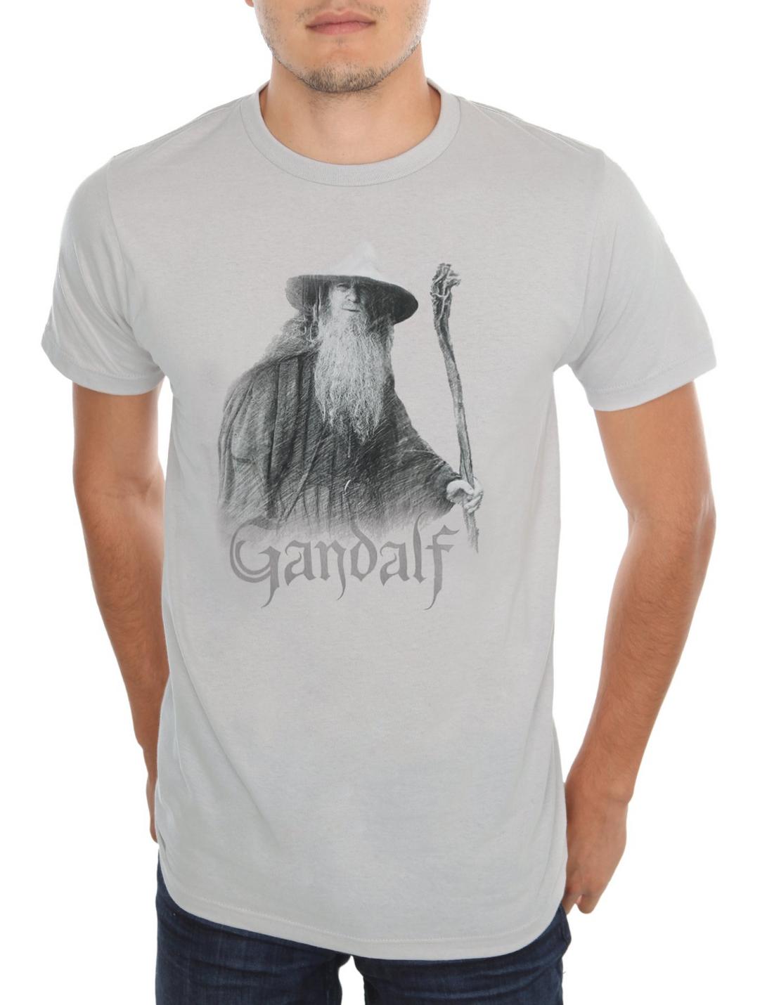 The Lord Of The Rings Gandalf The Grey T-Shirt, BLACK, hi-res