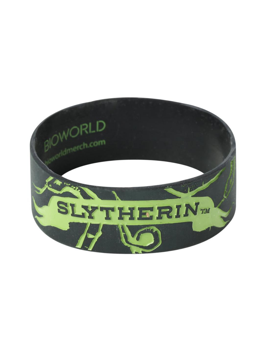 Harry Potter Slytherin Rubber Bracelet, , hi-res