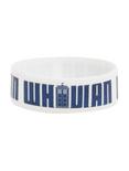 Doctor Who Whovian Rubber Bracelet, , hi-res