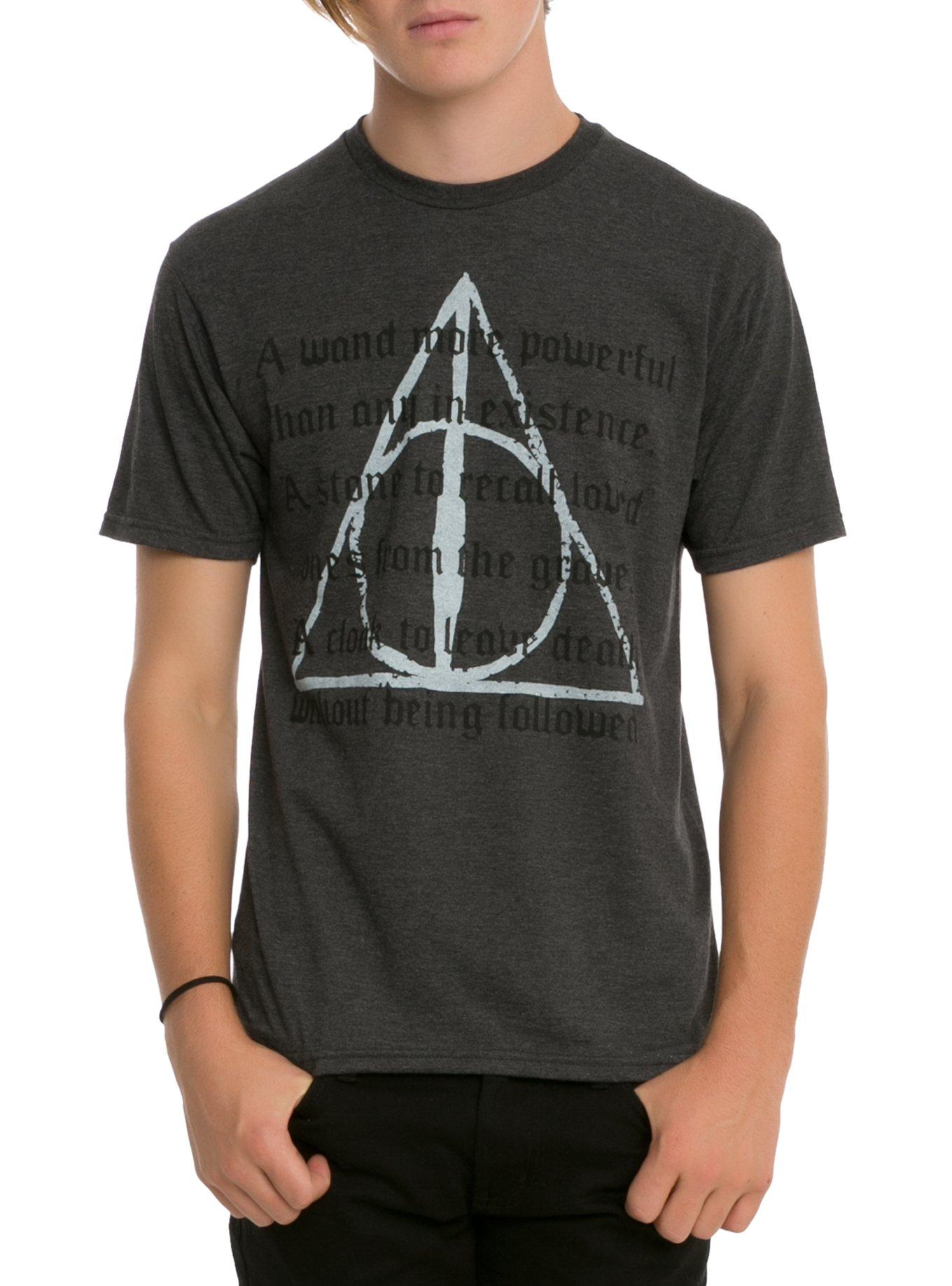 Harry Potter Deathly Hallows T-Shirt, BLACK, hi-res