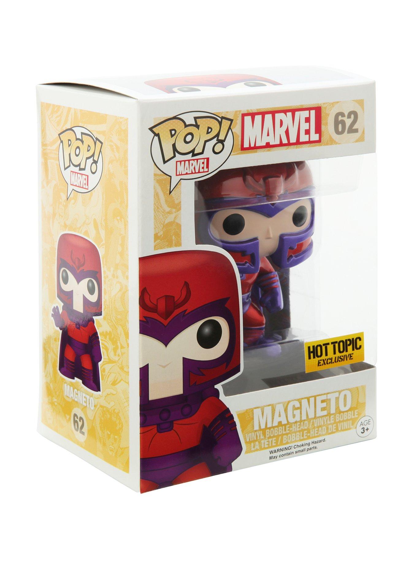 Funko Marvel Pop! Magneto Metallic Vinyl Bobble-Head Hot Topic ...