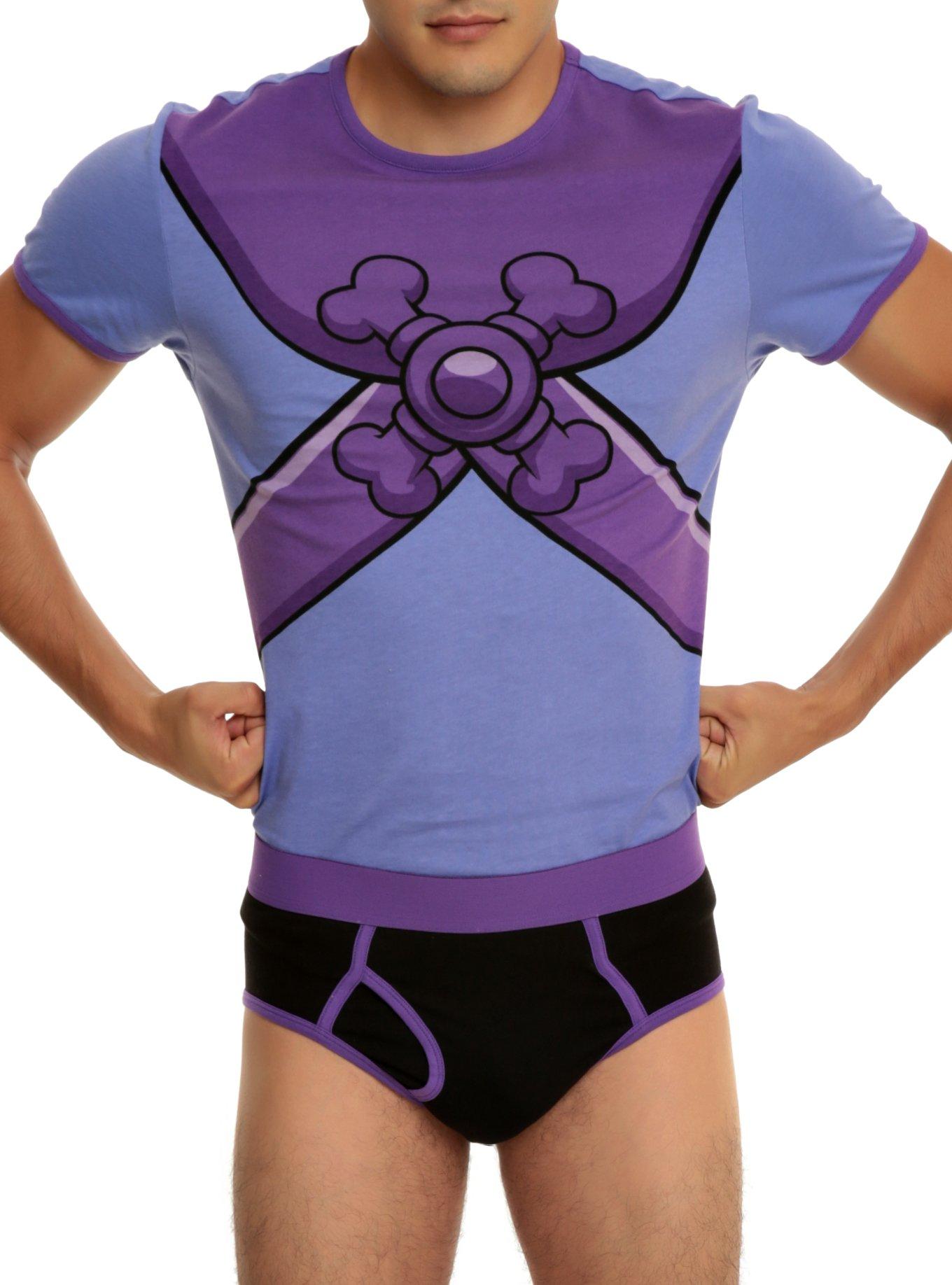 Shazam! Mens Underoos T-Shirt & Briefs Set (Small) 