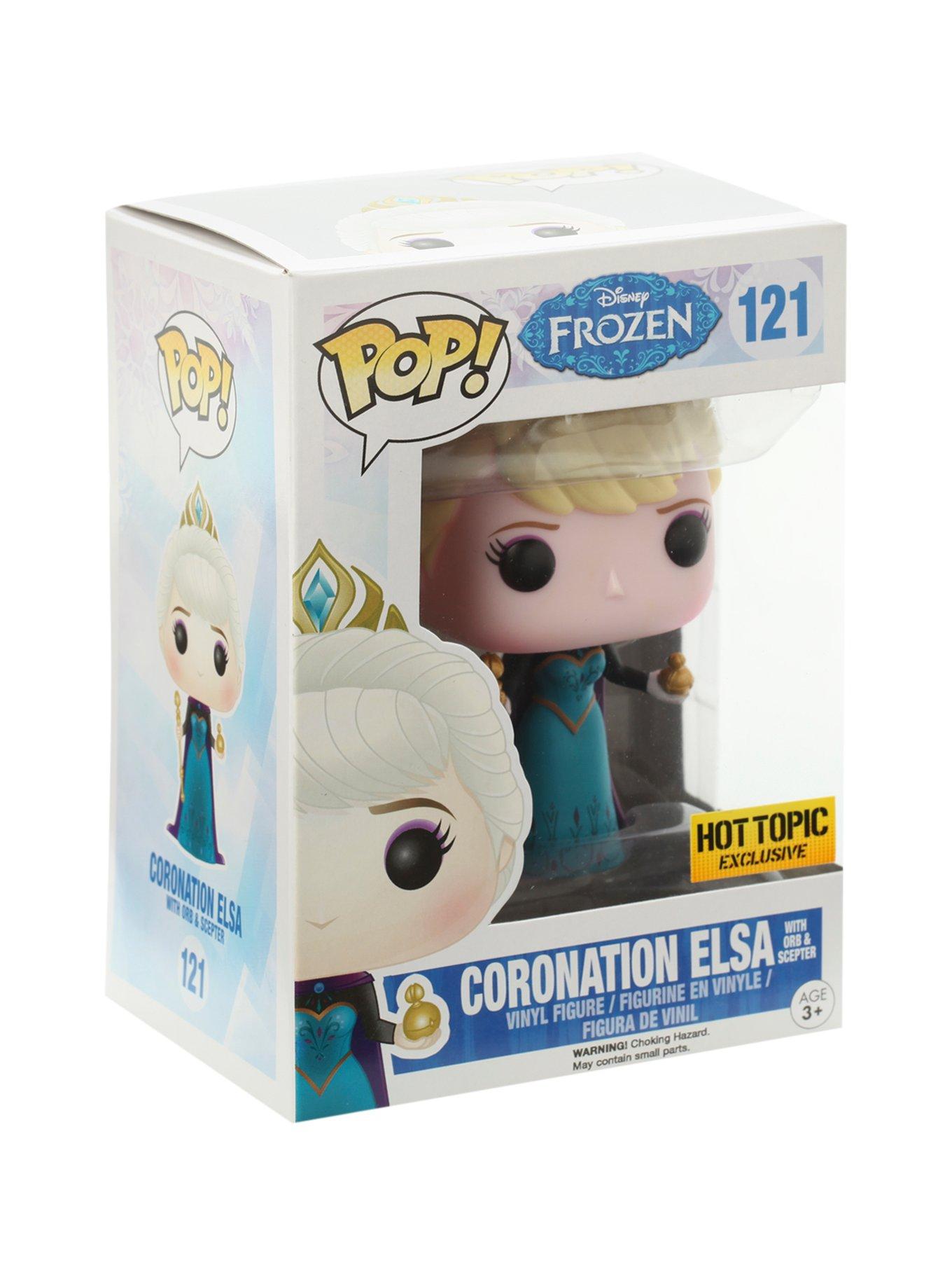Funko Disney Pop! Frozen Coronation Elsa Vinyl Figure Hot Topic Exclusive, , hi-res