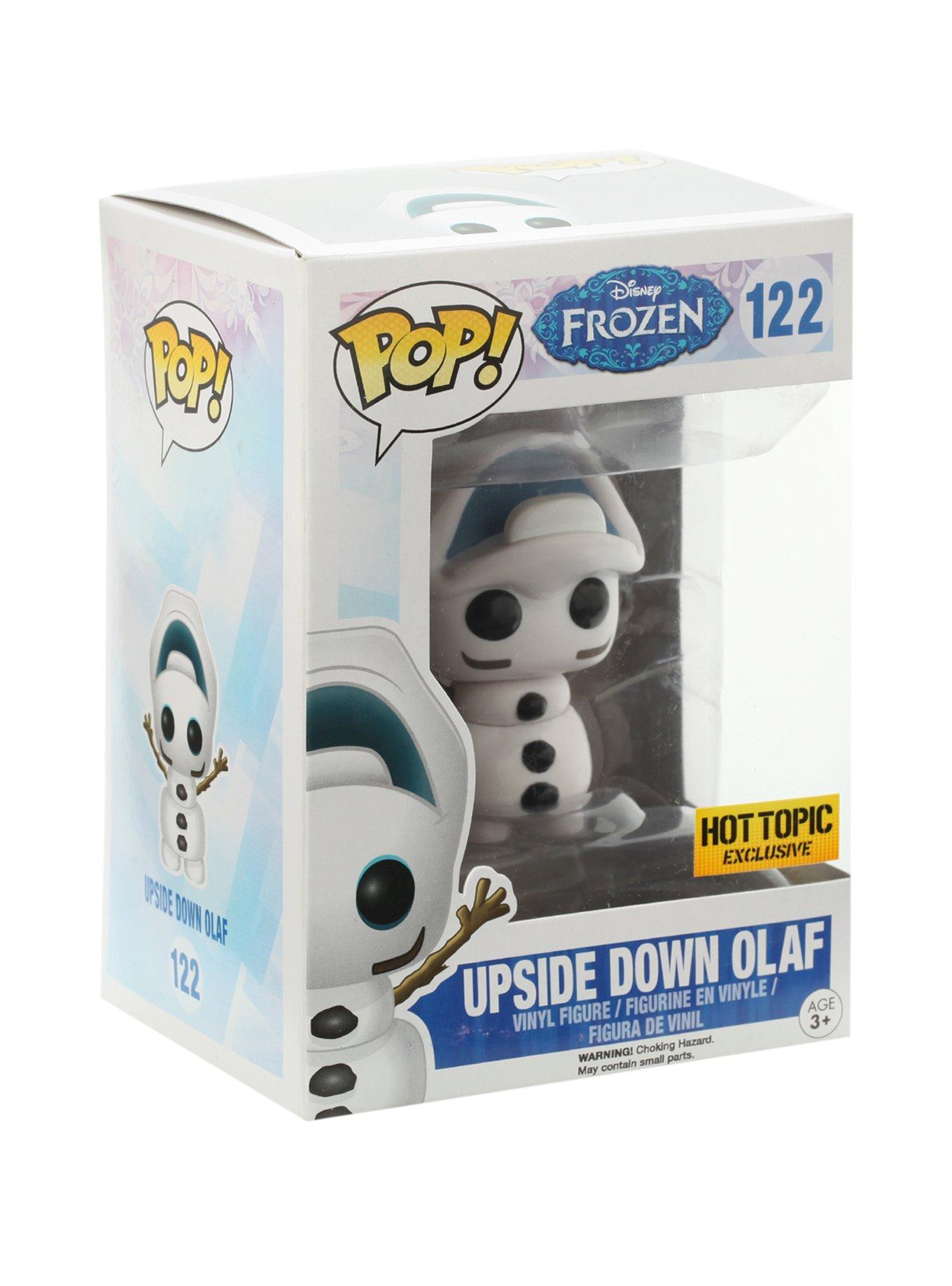 Funko Disney Pop! Frozen Upside Down Olaf Vinyl Figure Hot Topic Exclusive, , hi-res