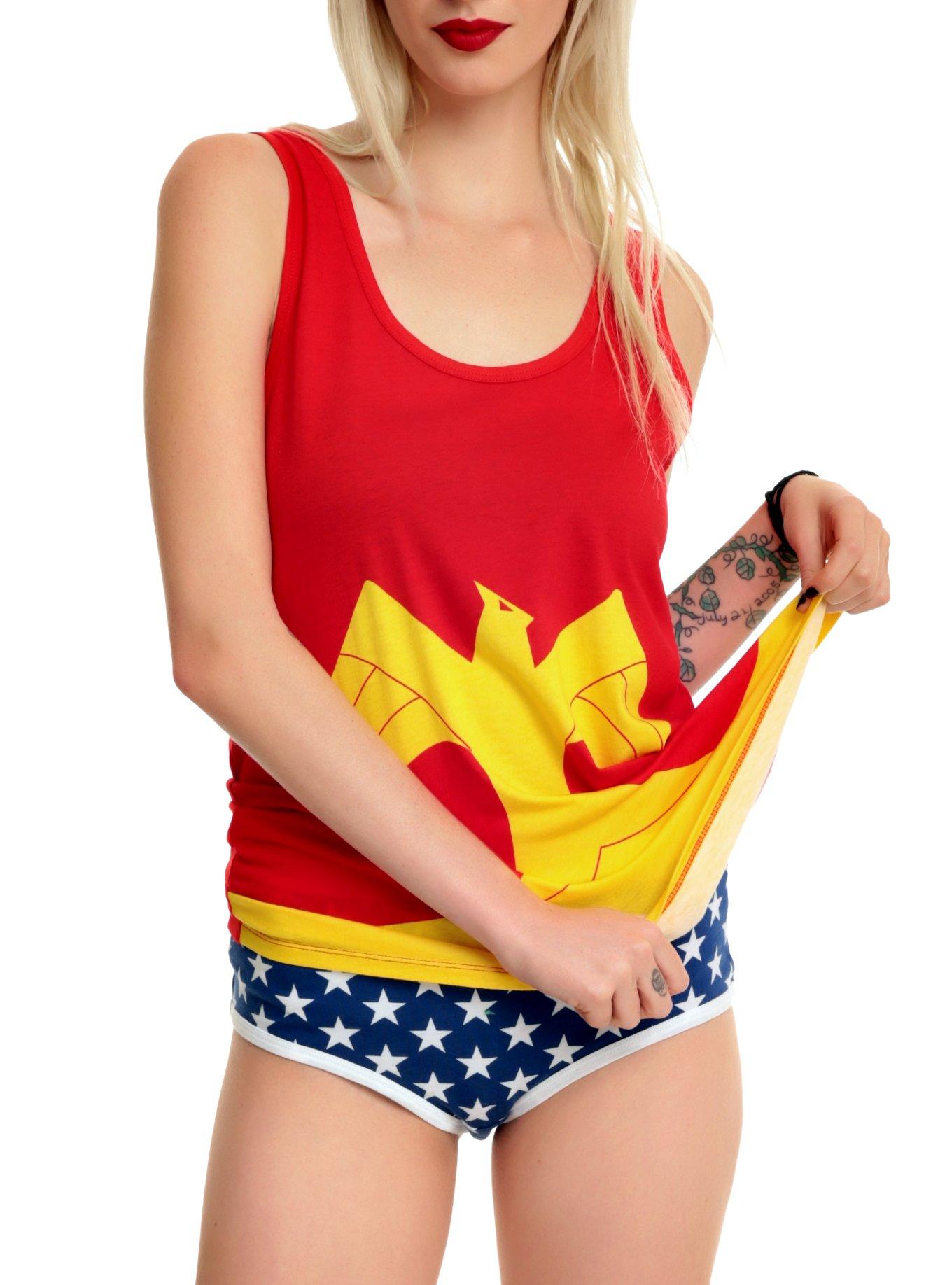 Buy Official WONDER WOMAN Women's Tank And Underwear Set